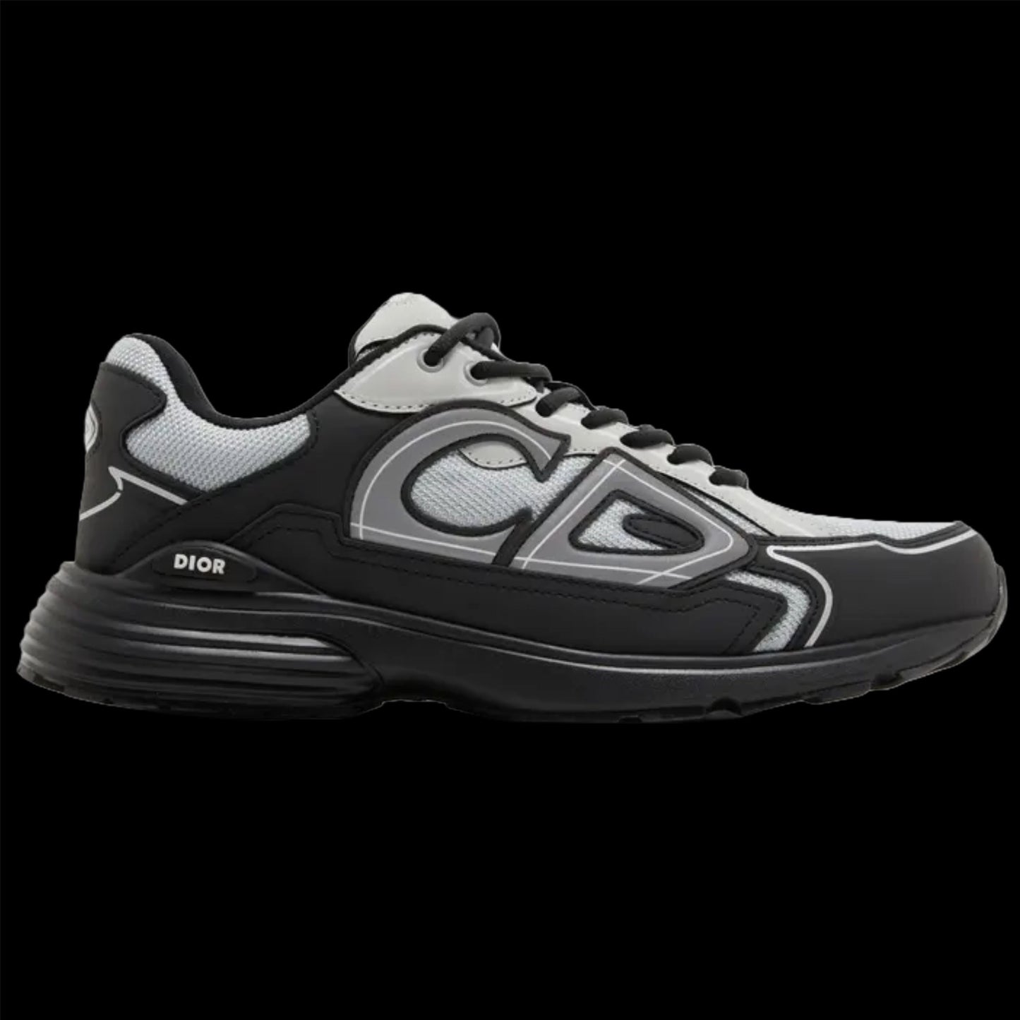 Baskets Running Réflechissantes Gris Anthracite