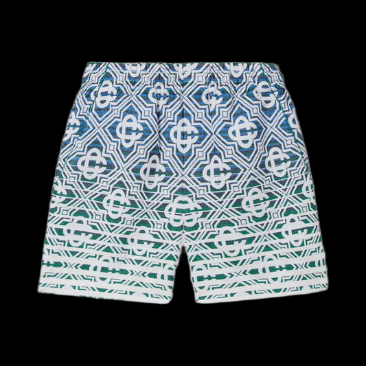 Casablanca Blue & Green Short