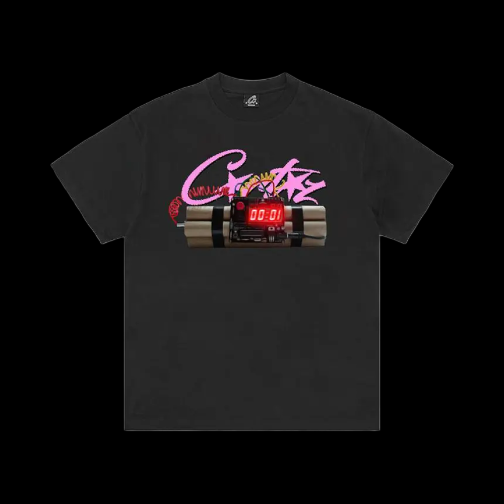 Corteiz Black C4 Pink