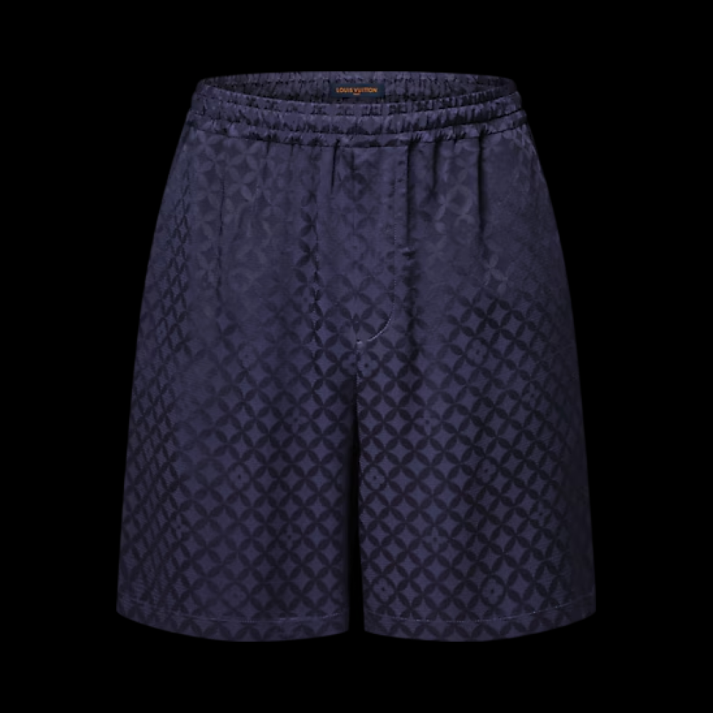 LV Short Blue With Motif