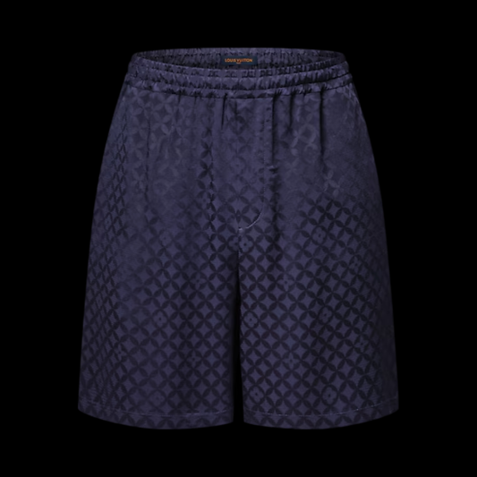 LV Short Blue With Motif