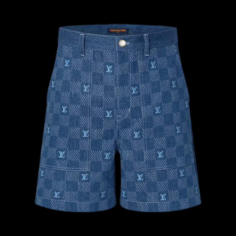 LV Short Jeans Damier Dark