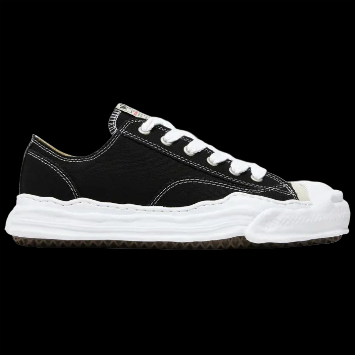 Maison Mihara Yasuhiro Hank OG Sole Canvas Low 'Black White'