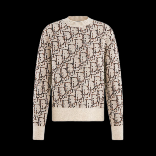 Pull Dior Motif Beige