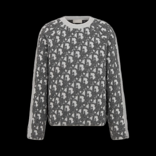 Pull Dior Motif Grey