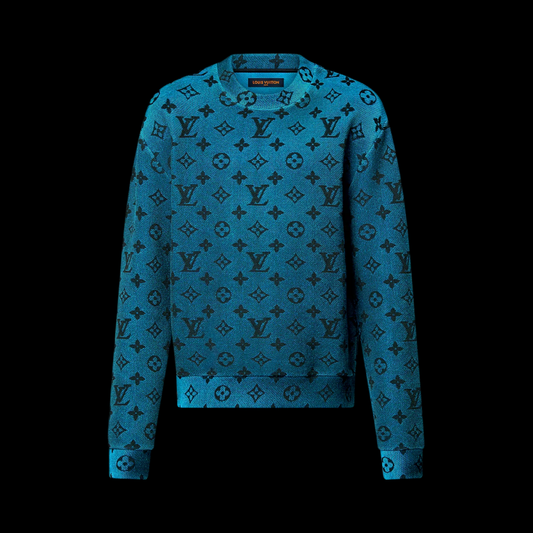 Pull LV Blue Motif
